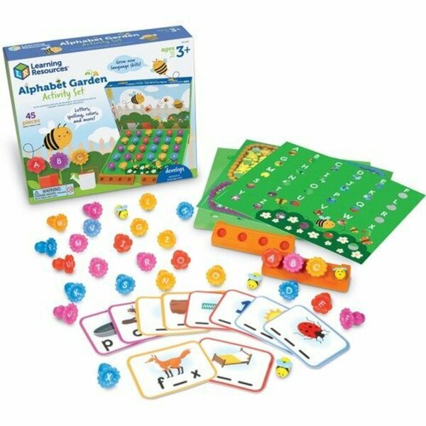 Learning Resources Alphabet Set, Garden Theme, 26 Counters, Multi LRNLER5543